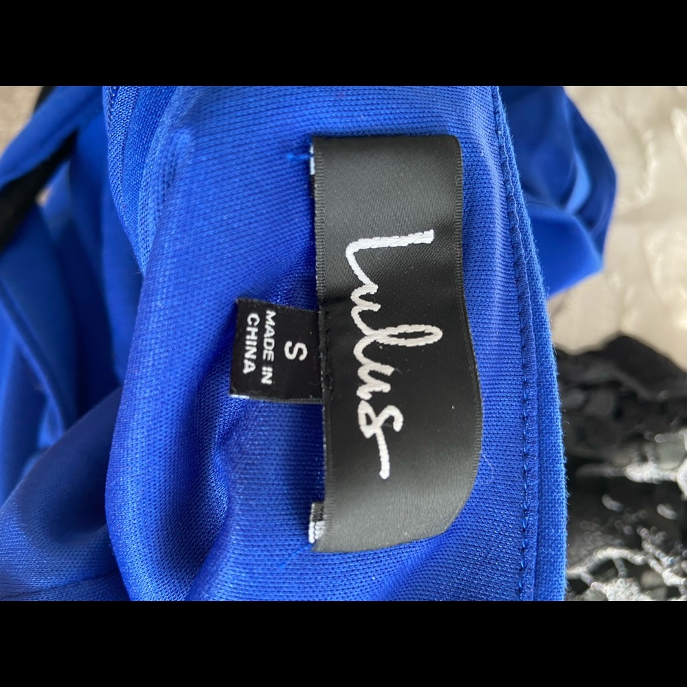 Lulu's Blue Midi Dress - Picture 6 of 8